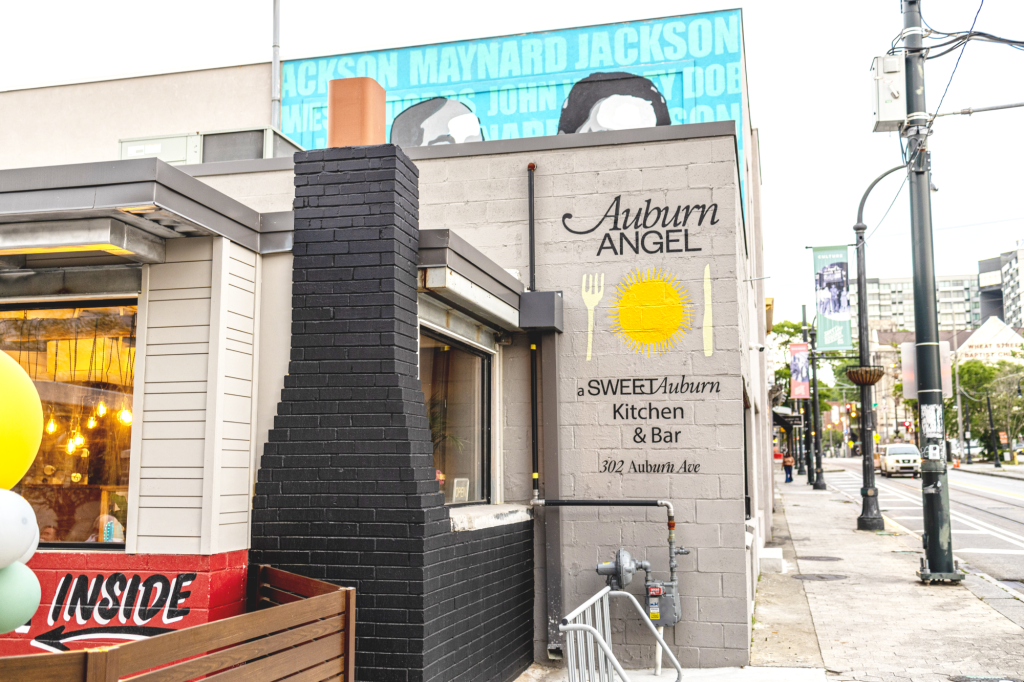 Auburn Angel entrance on Auburn Avenue